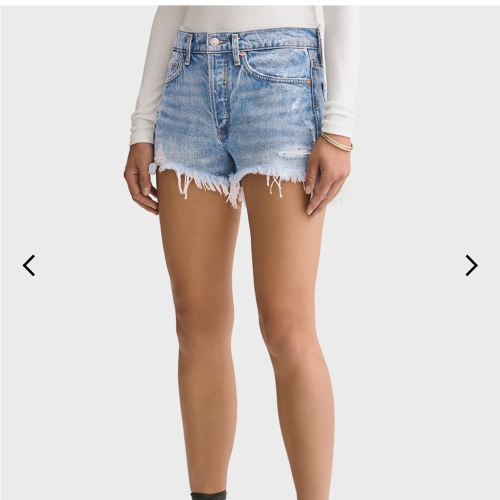 AGOLDE PARKER VINTAGE CUT OFF SHORTS